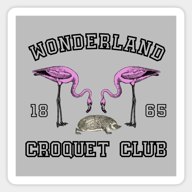 Lispe Wonderland Croquet Club Sticker by Lispe